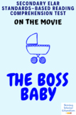 The Boss Baby Movie Guide/Analysis Multiple-Choice Test