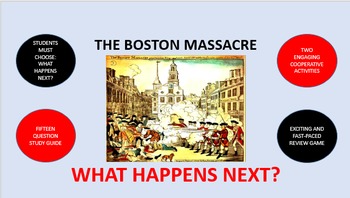 Preview of The Boston Massacre:  What Happens Next?