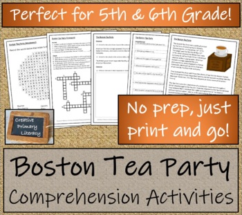 Boston Tea Party Lesson Plan