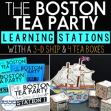 The Boston Tea Party Reading Passage Learning Stations and