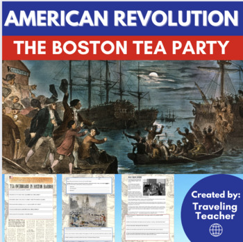 Preview of The Boston Tea Party & The Beginnings of the American Revolution: Reading