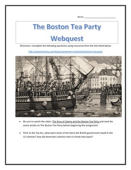 The Boston Tea Party Was A Key