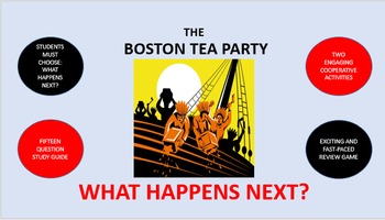 Preview of The Boston Tea Party:  What Happens Next?