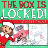 The Box is Locked! Christmas Math Challenge {Addition & Su