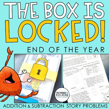 Preview of The Box is Locked! End of the Year Math Challenge {Addition & Subtraction}