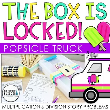 Preview of The Box is Locked! End of the Year Math Challenge {Multiplication & Division}