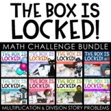 The Box is Locked! Math Challenge BUNDLE {Multiplication &