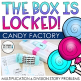 The Box is Locked! Math Challenge "Candy Factory" {Multipl