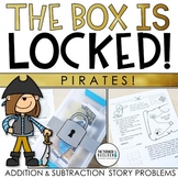 The Box is Locked! Pirates! Math Challenge {Addition & Sub