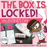 The Box is Locked! Valentine's Day Math Challenge {Multipl