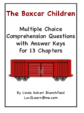 The Boxcar Children  Multiple Choice Comprehension Questio
