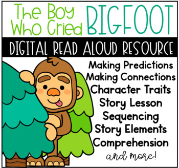 Preview of The Boy Who Cried Bigfoot Digital Reading Resource for Google Classroom™ Slides™