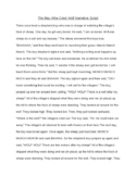 Aesop's The Boy Who Cried Wolf Narrative Script