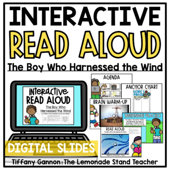Preview of The Boy Who Harnessed the Wind Digital Read Aloud Google Slides TM
