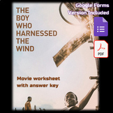 The Boy Who Harnessed the Wind Movie Worksheet :Google Forms