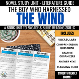 The Boy Who Harnessed the Wind Novel Study: Comprehension 