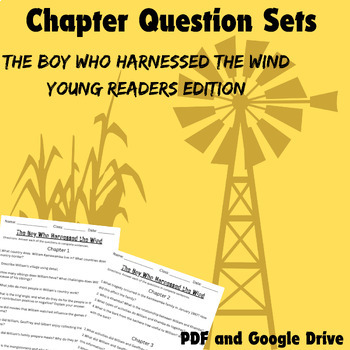 Preview of The Boy Who Harnessed the Wind (Young Reader Edition) Chapter Questions