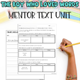 The Boy Who Loved Words Mentor Text Activities - Emergency