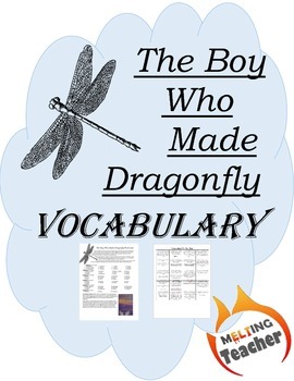 Preview of The Boy Who Made Dragonfly - Vocabulary Tic Tac Toe