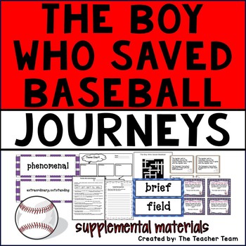 journeys book grade 6 the boy who saved baseball