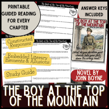 Preview of The Boy at the Top of the Mountain | Historical Fiction | Reading Comprehension