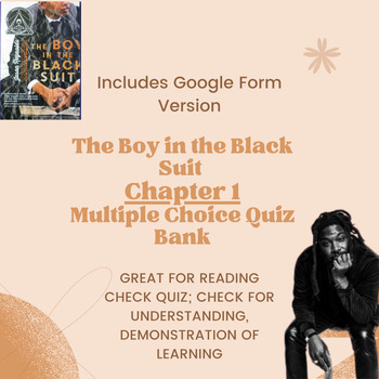 Preview of The Boy in the Black Suit - Chapter 1 Multiple Choice Question Bank