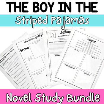 Preview of The Boy in the Striped Pajamas Bundle- Distance Learning Options