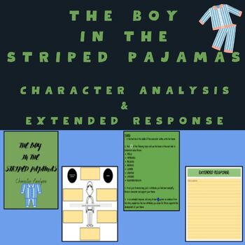 Preview of The Boy in the Striped Pajamas, Character Analysis, Extended Response Writing