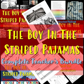 Preview of The Boy in the Striped Pajamas- Complete Teacher's Unit
