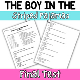 The Boy in the Striped Pajamas Final Test- Digital and Print