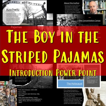 Preview of The Boy in the Striped Pajamas Introduction PowerPoint