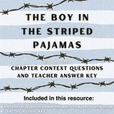 The Boy in the Striped Pajamas (YA Novel) Chapter Question