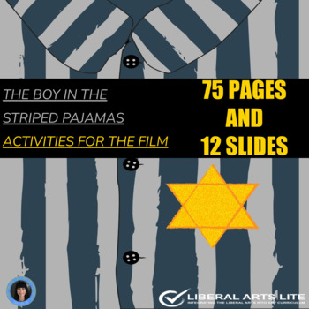 Preview of The Boy in the Striped Pajamas, activities, digital, print, test, teacher notes