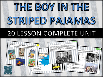 Preview of The Boy in the Striped Pajamas for Middle School: Lesson Bundle