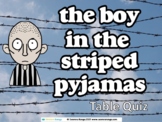 The Boy in the Striped Pyjamas Table Quiz