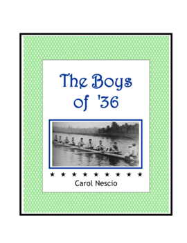 Preview of The Boys Of '36  ~ 'The Boys In The Boat' ~ Movie Guide + Word Search