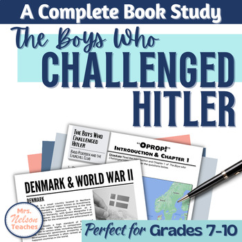 Preview of The Boys Who Challenged Hitler Reading Activities