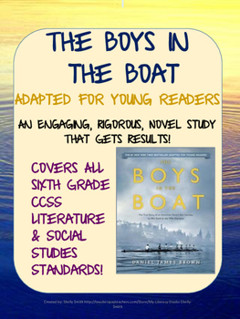 Preview of The Boys in the Boat: A Novel Study Using Socratic Seminar