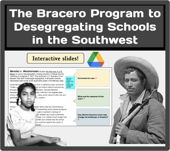 Preview of The Bracero Program to Desegregating Schools in the Southwest