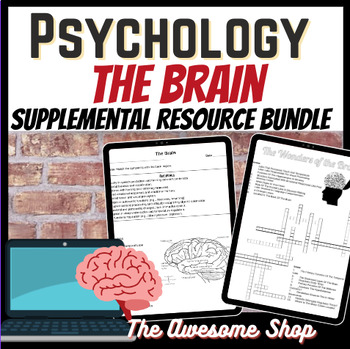 Preview of The Brain Supplemental Bundle for Psychology, Anatomy or Health