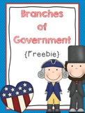 The Branches of Government Craft {Freebie}