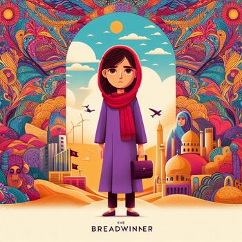 Preview of The Breadwinner (2017) Movie Viewing Guide: Summary/Vocabulary/Questions w/KEY