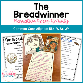 Preview of The Breadwinner Novel Activity - I Am and Where I'm From Poems with Rubrics