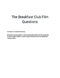 The Breakfast Club Film Questions