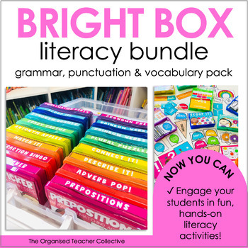 Preview of The Bright Box: Grammar, Punctuation & Vocabulary Literacy Games Bundle