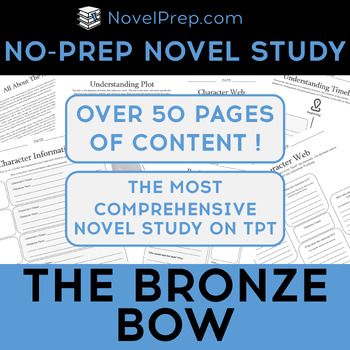 Preview of The Bronze Bow by Elizabeth George Speare Novel Study – No Prep!