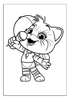 The Buffycats Adventure: Printable 44 Cats Coloring Pages Collection ...