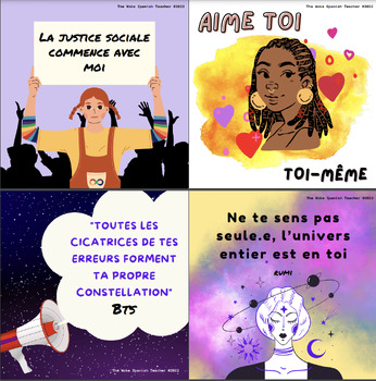 Preview of The Bundle of Social Justice/SEL posters in Spanish
