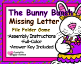 The Bunny Bunch Missing Letters File Folder Game