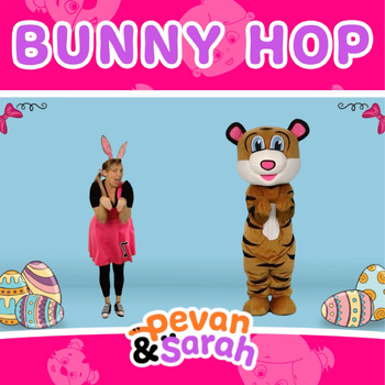 Preview of The Bunny Hop by Pevan and Sarah | Easter Songs for kids | Dance Brain Break